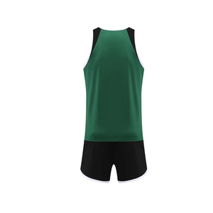 Uniforme de Atletismo Personalizado con Logotipo para Hombre, Conjunto de Camiseta y Pantalones Cortos para Correr, Venta al Por Mayor, Secado Rápido y Transpirable - Product Image 3