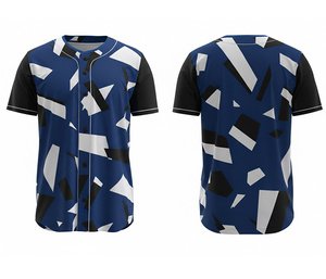 Custom Printed Sublimation <b>Baseball</b> Shirt Wholesale Jersey with Custom Logo & Numbers | Breathable Polyester Base - Product Image 5