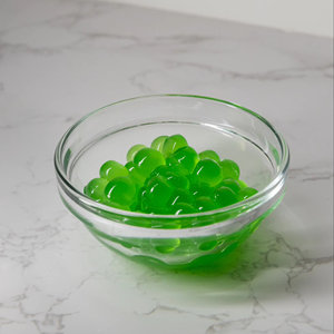 Taiwan 3.4kg Green Apple Popping Boba Pearls Bottle Fruit Juice <b>Bubble</b> <b>Tea</b> Topping Halal HACCP Certified - Product Image 2