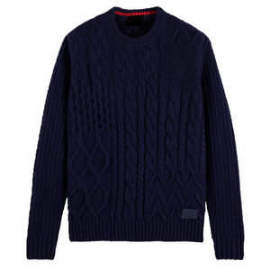 2026 High Quality 100% Cotton Breathable Quick Dry Anti-Wrinkle Winter Knitted Sweaters with Cotton Liner Custom Logo OEM - Product Image 4