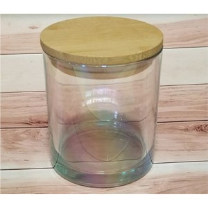 Wholesale Luxury Ink Marble Candle Jar Empty 8oz Metal Tin with Lid Custom Pattern Heat Resistant <b>Storage</b> <b>Box</b> for Candle Making - Product Image 2