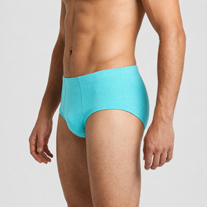 Calzoncillos Bóxer de Algodón para Hombre, Corte Medio, Color Sólido, Tejido Sin Costuras, Cobertura Completa, Uso Diario - Product Image 3
