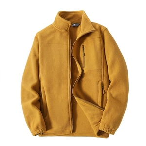 Veste polaire unisexe en gros pour l'automne et l'hiver, chaude, coupe-vent, à fermeture éclair intégrale, à manches longues, pour sports de plein air et alpinisme - Product Image 4