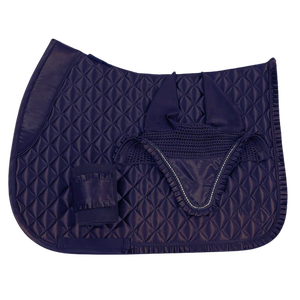 Tapis de selle matelassé pour dressage équestre, numnah en polyester rembourré avec coque en coton pour l'entraînement et la compétition équestre - Product Image 1