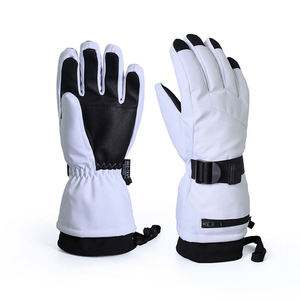 Mitaines de sport d'hiver Chic Seeker pour garçons et filles de 2 à 6 ans, rayées, en acrylique/coton, longueur poignet, pour le ski, l'extérieur, chaudes et décontractées - Product Image 1