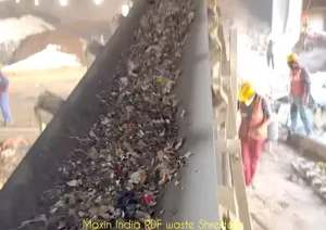 Broyeur de déchets en vrac de qualité export, semi-automatique à double arbre, capacité de 5000+ kg/h, machine de broyage de plastique pour le traitement des déchets industriels - Product Image 5