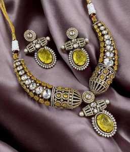 Elegant Gold Plated <b>Statement</b> <b>Necklace</b> with Pink Crystal and Imitation Pearl Beads for Women Wedding Jewelry - Product Image 3