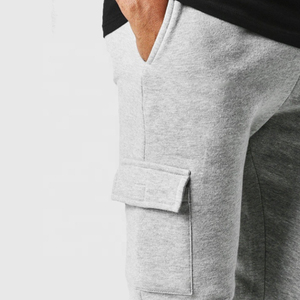 Pantalon de jogging cargo slim fit en molleton pour homme, style tactique, multi-poches, mélange de coton, pantalon de survêtement d'hiver, logo personnalisé, fournisseur OEM en gros - Product Image 3