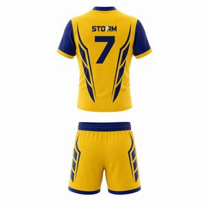 Fabrication en usine d'uniformes de rugby avec logo personnalisé, design de football, caractéristiques respirantes, séchage rapide, uniforme de rugby et de football unisexe - Product Image 6