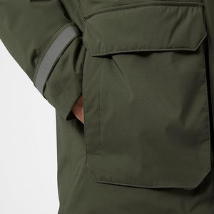 Chaqueta Parka de Invierno para Hombre, Personalizada, de Alta Calidad, con Capucha, Forro Polar Revestido, Antibacteriana, de Secado Rápido, Reversible, Tallas Grandes - Product Image 5