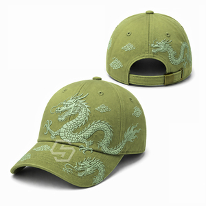 Casquette de baseball personnalisée brodée en gros, casquette en coton réglable à 6 panneaux, casquette unisexe tendance avec boucle métallique - Product Image 5
