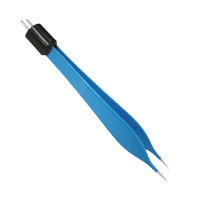 Pinza bipolar recta de diseño personalizado Adson Americano, estándar 2026, para instrumentos eléctricos. - Product Image 1