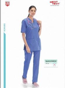 Blouse de laboratoire ANNO pour l'exportation, en polyester/coton tissé, personnalisable OEM, unisexe, pour hôpital, plusieurs couleurs, tenues médicales - Product Image 5