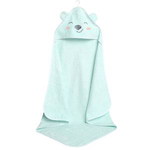 Toalla con Capucha para Bebé de Bambú y Algodón Orgánico de Fábrica, Suave y Absorbente, Envoltura para Baño de Bebé, Venta al Por Mayor OEM - Product Image 6