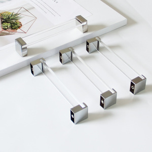 Tiradores de Gabinete Modernos de Alta Calidad en Acrílico y Aleación de Zinc, Herrajes Minimalistas Transparentes para Cocina, Comedor y Baño - Product Image 3