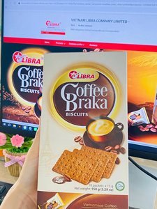 Galletas de Chocolate y Café Dulce de Calidad de Exportación 150g, Complemento para Espresso Matutino, Caja Personalizada, Fábrica en Vietnam, Venta al por Mayor, OEM, ODM, Bajo en Carbohidratos - Product Image 2