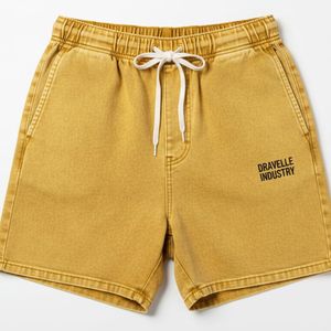Shorts décontractés pour hommes, entraînement fitness, effet délavé, 100% coton, taille personnalisée 6XL, respirant, séchage rapide, été - Product Image 1