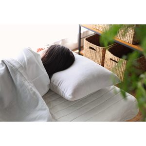 Taie d'oreiller 100% coton de fabrication japonaise, tissu à fronces beige naturel 42cm * 68cm, échantillon gratuit, ensembles de draps et taies d'oreiller - Product Image 4