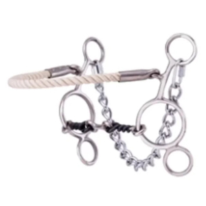 Nuevos diseños de bocados para caballo de acero inoxidable, bocados de gag para caballo, bocados con correa de nariz y bocados de alambre trenzado. - Product Image 6