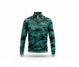 Chaqueta Deportiva Personalizada por Sublimación con Cierre de Cremallera de un Cuarto para Hombres, Mujeres y Jóvenes, Ropa Deportiva de Secado Rápido, Sudadera para Equipo - Product Image 6