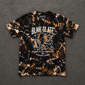 Wholesale Custom OEM Mens 100% Cotton <b>Bleach</b> Wash Graphic T-Shirt Vintage Acid Wash Streetwear Tee - Product Image 1