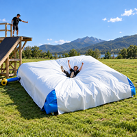 Matelas de saut gonflable durable pour cascades et plateforme de chute libre