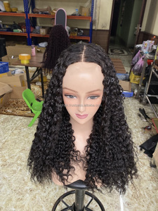 Vente en gros de perruques vietnamiennes naturelles 13x4 Full Lace Full Front perruques cheveux humains hd Lace Frontal brut birman perruques de cheveux bouclés - Product Image 6
