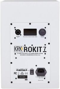 KRK <b>Rokit</b> <b>5</b> G4 Professional Bi-Amp Powered Studio Monitor <b>Speakers</b>, Pair, White - Product Image 3