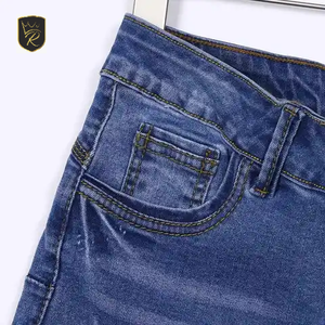 Women <b>High</b> <b>Waist</b> Vintage Washed Denim <b>Jeans</b> <b>Shorts</b> Summer Hot Sale Wholesale Embellished - Product Image 4