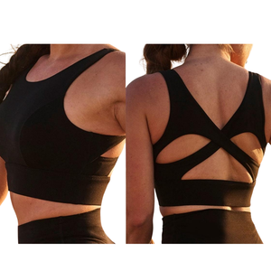 Ropa Deportiva para Entrenamiento al Aire Libre, Sujetador Deportivo de Alta Sujeción para Mujer, Sin Costuras, Cómodo, Elástico y Transpirable, para Gimnasio y Yoga - Product Image 3