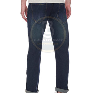 Pantalones de mezclilla cómodos para hombre para uso diario y atuendos informales, tela suave para comodidad y estilo durante todo el día. - Product Image 2
