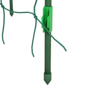 17\" X 72\" X 72\" Outdoor Metal Garden Trellis with Climbing <b>Net</b> <b>for</b> <b>Fencing</b> Trellis & Gates - Product Image 3