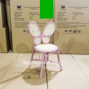Sillas Infantiles de Mimbre y Ratán Hechas a Mano, para Alquiler en Fiestas de Cumpleaños, Bodas y Eventos, Fabricante OEM ODM en Vietnam - Product Image 2