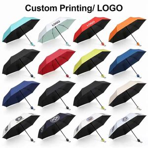 Paraguas Plegable de Cinco Pliegues con Logotipo Personalizado al por Mayor, con 6 Varillas y Mango de Plástico, para Viajes y Protección contra la Lluvia - Product Image 3