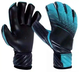 Unisex Full <b>Finger</b> PU Goalkeeper Gloves Non Slip Palm Adjustable Wrist <b>Strap</b> Breathable <b>Finger</b> Protection - Product Image 2