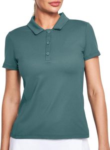 Vêtements de golf pour femmes, export, polo haut de gamme, tissu piqué respirant en coton, logo personnalisé, coupe ajustée - Product Image 4