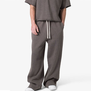 Premium Quality Best Selling <b>Men</b> <b>Flare</b> <b>Trousers</b> Straight Casual Eco-Friendly Breathable Cotton/Polyester Solid Color Comfortable - Product Image 1