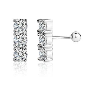 Boucles d'oreilles clous en gros avec certificat GRA, diamants de laboratoire, moissanite, boucles d'oreilles de mariage en argent sterling 925 - Product Image 6