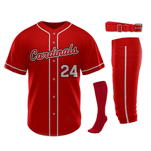 Uniforme de Béisbol Personalizado al por Mayor con Tela Ligera e Impresión por Sublimación - Product Image 1