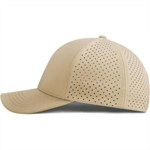 Breathable Mesh Baseball Cap Solid Colour 6-Panel Fitted Unisex Outdoor <b>Summer</b> <b>Hat</b> Customizable Size - Product Image 2