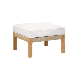 Modern Durable Wood Ottoman & <b>Stool</b> with Fabric Upholstery-Multi-Function Indoor/Outdoor Living Room Furniture - Product Image 3