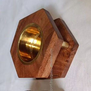 Brûleur d'encens en bois de santal sculpté à la main avec des conceptions personnalisées Décoration religieuse écologique pour brûler Bakhoor & Oud-FWE - Product Image 1