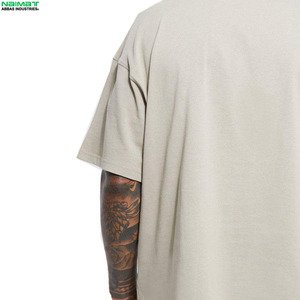 เสื้อยืดแขนสั้นโอเวอร์ไซส์ผู้ชาย สไตล์สตรีท คอกลม ผ้าเจอร์ซีย์คอตตอน ไนมัต อับบาส อินดัสทรีส์ - Product Image 6