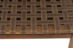 Silla de salón elegante con correa de cuero | Estructura de madera de acacia, asientos duraderos para exteriores | Hoteles y villas | Proveedor de Vietnam - Product Image 5