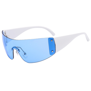 Wholesale <b>Sunglasses</b> Fashion One Piece Frameless Women's Outdoor Sports <b>Sunglasses</b> - Product Image 6