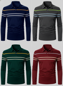 Camisetas de Rugby para Hombre al por Mayor - Diseño a Rayas de Manga Larga, OEM/ODM Disponible, Envío Rápido - Product Image 6
