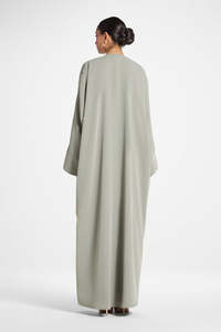Offre Spéciale : Abaya Traditionnelle Islamique Légère pour Femme, Style Saoudien, Idéale pour l'Aïd, le Ramadan et la Prière, en Polyester Respirant, Longueur Cheville, Collection Printemps - Product Image 4