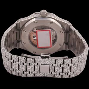 Hip Hop Style Exclusive Moissanite <b>Diamond</b> With Chronograph Black Dial Trendy Stainless Steel Band Man's <b>Diamond</b> Quartz <b>Watch</b> - Product Image 3