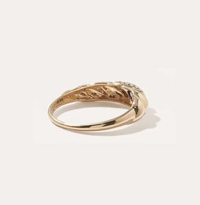 Anillo de Boda de Moissanita con Corte Redondo y Engaste Pavé, Plata de Ley 925, Apilable, para Aniversario Nupcial, Elegante Regalo para Ella - Product Image 2