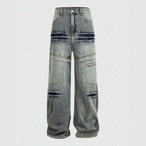 Jean ample et confortable pour homme, coupe large, 100 % coton, décontracté, léger, automne-hiver, best-seller 2026 - Product Image 1